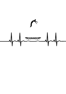 EKG - trambulin - férfi